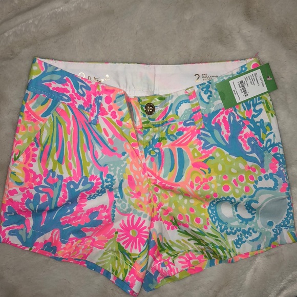 Lilly Pulitzer Pants - The Callahan short size 2 NWT
